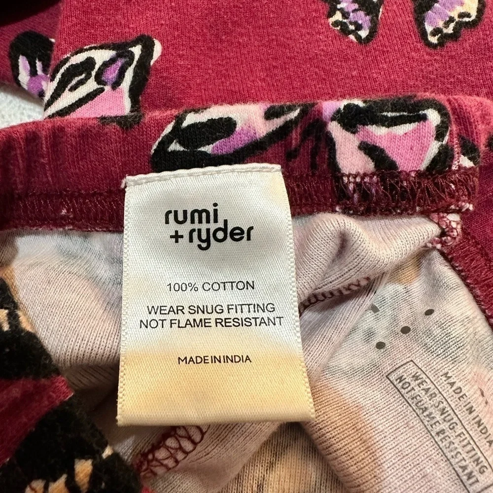 Rumi+Ryder 100% Cotton Pajama Set 4T